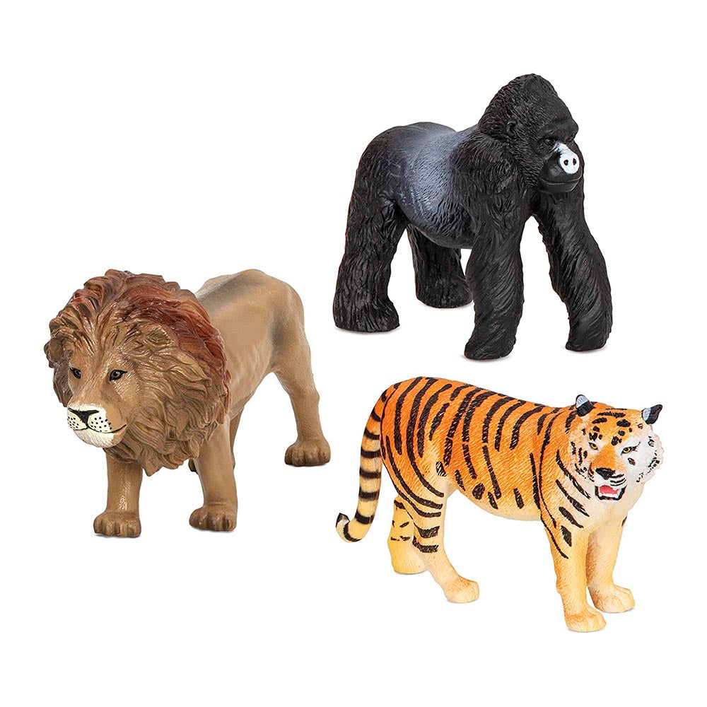 Animales del Bosque León,Tigre y Gorila