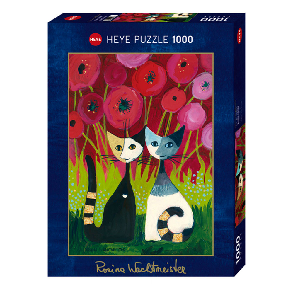 Puzzle 1000 Piezas Wachtmeister Gatos Flowerbed