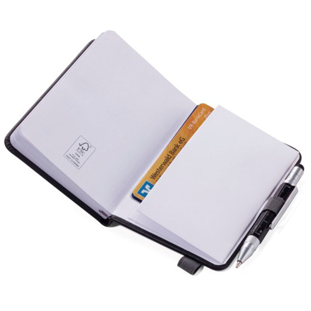 Libreta troika lilipad gris con boligrafo liliput