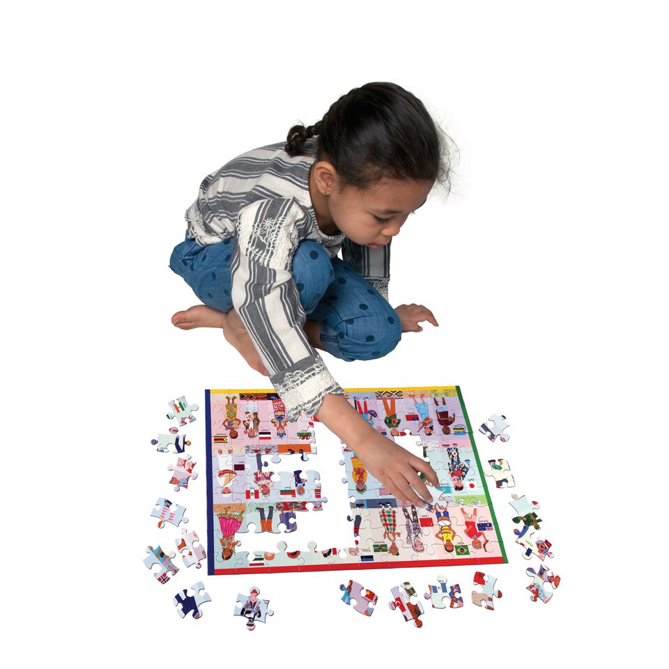 Puzzle 100 piezas Niños del Mundo