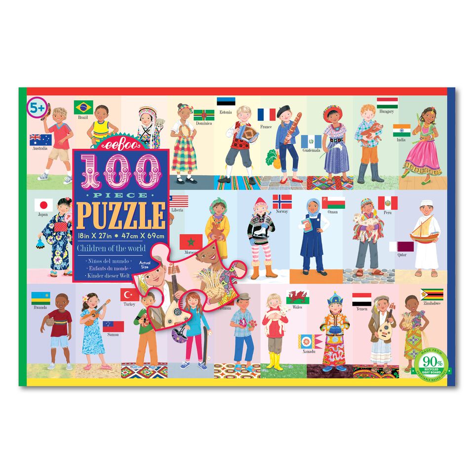 Puzzle 100 piezas Niños del Mundo