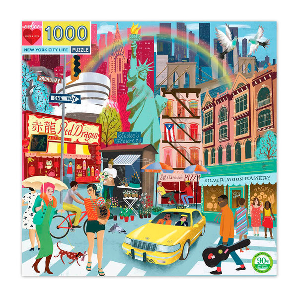 Puzzle 1000 piezas Vida en New York